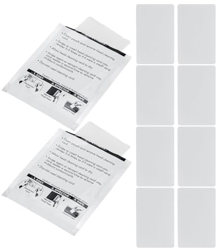 ULTECHNOVO Lot de 10 Cartes de Nettoyage en PVC Universelles pour Lecteurs de Cartes Bancaires et Terminaux Pos, sans Résidu, Adaptées aux Banques et Commerces