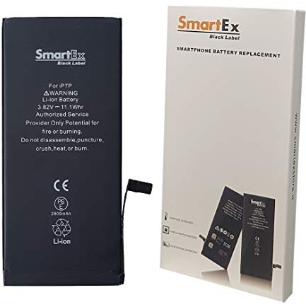 Smartex® Black Label Battery compatible with iPhone 7 Plus - 2900 mAh | 2 Years Guarantee