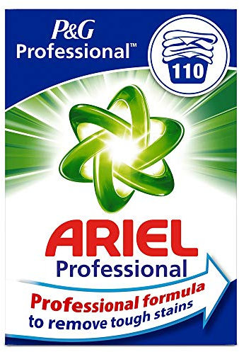 Ariel Vollwaschmittel Pulver Strahlend Rein, 7,15kg – 1er Pack (1 x 110 Waschladungen) 8001841533858