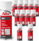 Alfa 3x Klarlack 400 ml Hochglanz transparent -Profi-Qualität - witterungsbeständig, schnelltrocknend, einfache Verarbeitung, hohe Ergiebigkeit, Made in Germany