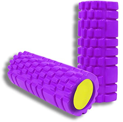 Calma Dragon, Foam Roller Solid Core, 89891, Rullo di Massaggio per Fitness, Yoga, Pilates, Massaggio alla Schiena, massaggiatore miofasciale, Foam Roller, migliora la circolazione del Sangue (Viola)