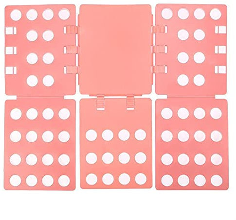 T-shirt Pliage Pliage T-shirt Dossier Vêtements Dossiers De Linge En Plastique Durable Pliants Pliants Planches (Couleur : Rose-1, Taille : Modèles adultes)