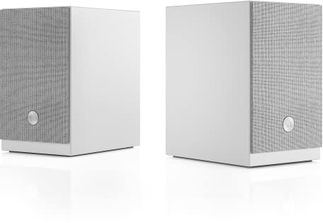 Audio Pro A28 Wireless Active Multiroom Speaker with Bluetooth and WiFi Stereo Speaker for Home Entertainment with AirPlay 2, Chromecast, Spotify - White