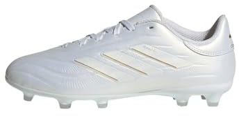 adidas Kids Copa Pure 2 League Juniors Firm Ground Football Boots White/Silver 4.5 (37.3)