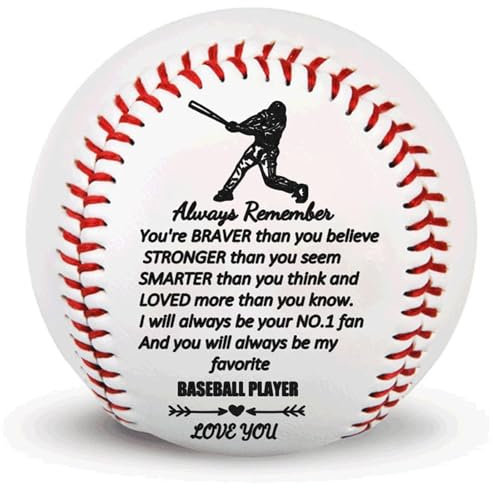 Streysisl Baseball-Geschenke für Kinder, Baseball-Geschenke für das Team | Gravierter Baseball mit Segen,Jubiläums-Andenken, Partygeschenk für Enkel, Team, Spieler, Vatertag