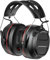 Doohoeek Bluetooth 5.4 Ear Defender, Wireless Hearing Protector Earmuffs with 1200mAh Rechargeable Battery, SNR 30dB Noise Cancelling Headphones, Adjustable Headband with Microphone, Unisex, Black
