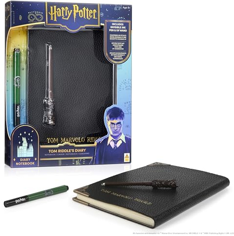 Diario Di Tom Riddle Con Bacchetta Penna Che Scrive Con Inchiostro Invisibile