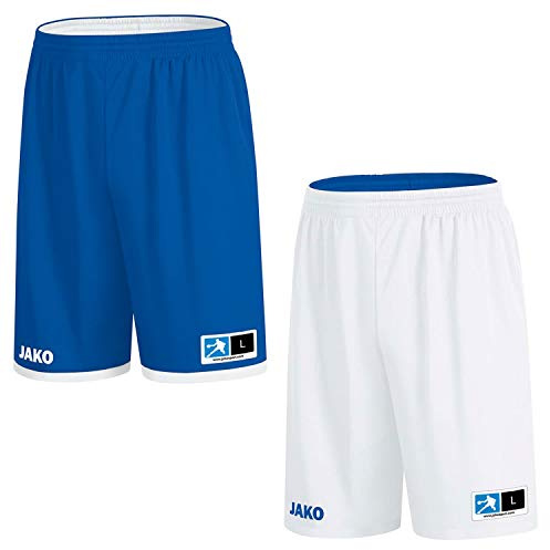 JAKO Herren Wendeshorts Change 2.0, Royal/Weiß, M
