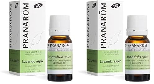 PRANARÔM - Lavande Aspic Bio - Huile Essentielle Chémotypée - Apaise Les Piqûres, Les Brûlures Superficielles De La Peau Et Les Coups De Soleil Légers - 100% Pure Et Naturelle - HECT - 10 ml