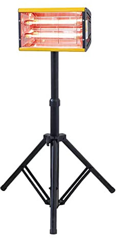 Secador de infrarrojos Calentador de cabina de pintura de 2000 w Lámpara de horneado de pintura infrarroja Secador de curado de pintura Lámpara de secado de pintura infrarroja de onda corta con soport