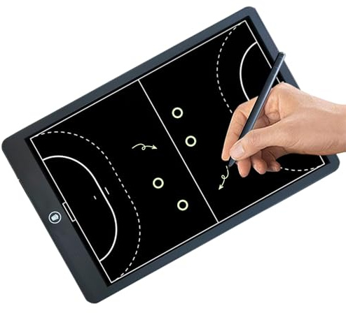 LCD Writing Tablet - Handball Tactics Board in 16 Inch Format, Paperless Coaching Tool | Water Training Equipment to Support Team Strategy Planning, Player Position Exercises, Exercises