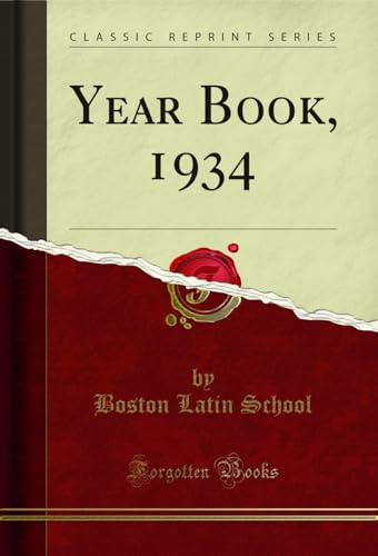 Year Book, 1934 (Classic Reprint)