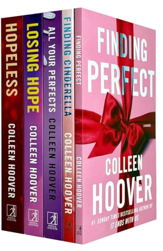 Hopeless Series By Colleen Hoover 5 Books Collection Set (Losing Hope, Finding Cinderella, Hopeless, Finding Perfect & All Your Perfect)