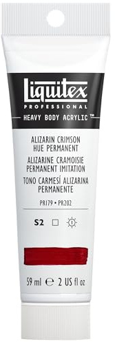 Liquitex Heavy Body Acrylic Paint, 2-oz Tube, Alizarin Crimson Hue Perm