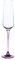 CRISTALICA Sektglas Sektkelch Charisma Schampus Prosecco Champagner 150ml mit violettem Stiel