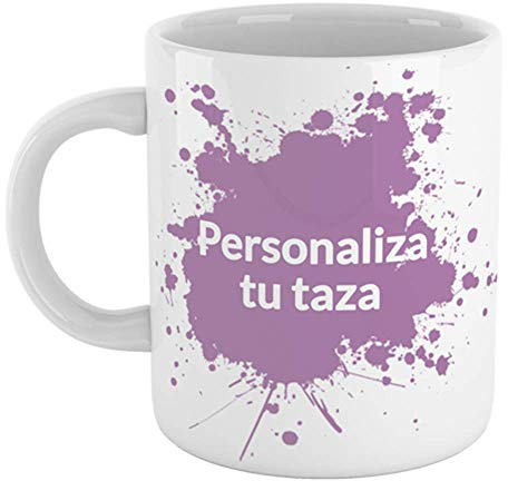 SUPERMOLON - Taza personalizada con mensaje y diseño a medida - Taza de Cerámica - Apto para lavavajilas y Microondas - Regalo original - Capacidad 33cl