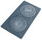 MIMART Home&Wood - Placa de hierro fundido para horno con 2 agujeros (60 x 30 cm, hierro fundido)