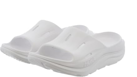HOKA ONE ONE 1135061-WWH ORA Recovery Slide 3 Men WHITE/WHITE UK 8.5