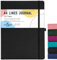 STATIONERY ISLAND A4 liniertes Notizbuch, 320 Seiten dickes Tagebuch, liniertes Tagebuch, Hardcover mit 100 g/m² zum Schreiben, Arbeiten, Lernen, Tagebuch, Blaugrün
