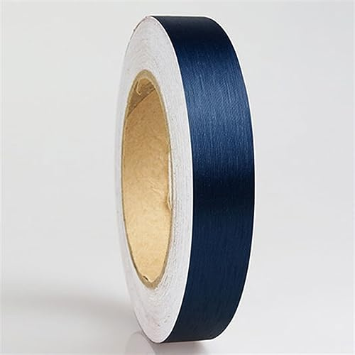 GQQGSHOP 91.8ft Self Adhesive Wall Edging Strip - Waterproof Wallpaper Border - Ceiling Border Door Frame Waist Line Interior Decoration Kitchen Bathroom Tiles Stciker(Brushed Blue,W: 5cm)
