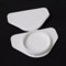White Winged Hinge Hole Cover Caps 35mm - Kitchen Cabinets/Cupboard Doors (4)