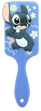 Disney Brosse Démêlante Bébé Enfant Stitch – Lilo & Stitch – Cheveux Fins, Bouclés, Épais - Dents Souples, Massage Cuir Chevelu – Accessoire Cheveux, Soin, Toilette - Produit Officiel