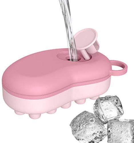 Qfdiwr Strumento Per Massaggio Del Cuoio Capelluto - Massaggiatore Testa in Silicone con Ghiaccio Rinfrescante | Strumento Multifunzione Per Bellezza, Massaggiatore Ergonomico Rimovibile