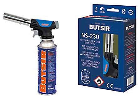 Soplete quemador NS-230 - Butsir (incluye cartucho de carga)
