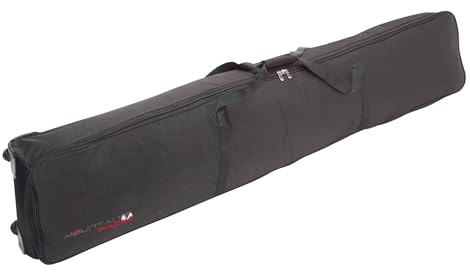 Mountain Pac Wheely Double Ski and Snowboard Bag 180cm Black