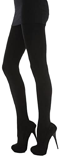 Collants en laine polaire 200 Deniers de Silky -Black-Large