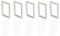 Lego City Classic Basic - 10-teiliges Set: 5 Fensterrahmen & 5 Scheiben 1x4x6 Noppen - für realistische Bauprojekte