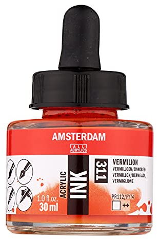 Amsterdam Acryl-Tinte, Zinnoberrot, Einheitsgröße