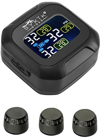 SYKIK Rider - Sistema di controllo della pressione degli pneumatici per trike e 3 ruote, CanAm, Spider, Harly Davidson, Goldwing (esterno W/monitor)