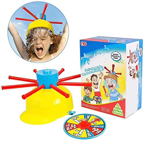 Haxiqiway Wet Head Game, Lustiges Wet Hat Water Challenge Roulette-Spiel,Turntable Wet Head Challenge Cap Für Familienfeier,Halloween-Party, Urlaub und Outdoor-Aktivitäten