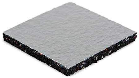 Lot de 135 tapis solaires pour terrasse - 100 x 100 x 10 mm - Plaque de soubassement en granulés de caoutchouc - Épaisseur - Pour sous-construction, terrasses et construction