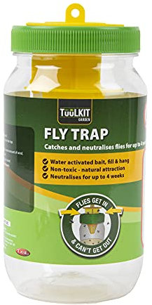 TUULKIT Disposable Fly Catcher | Fly Killer | Fruit Trap | Insect Catcher to Use Outdoors Garden | Wasp | Easy to Dispose | Pest Control