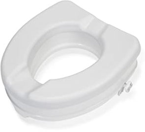 Croydex WL410022H Carragh Raised Toilet Seat, White