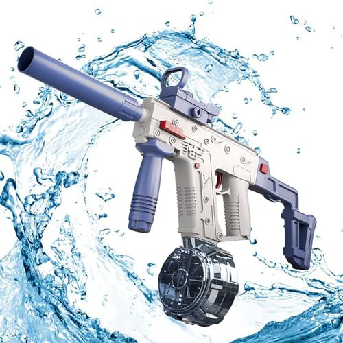 Electric Water Gun, Automatic Water Guns for Adults Kids, Strong Power, Up to 25 FT Long Range, Summer Water Gun Toys for Adults and Kids.