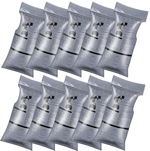 10 Urine Bags Camping, Travel Pee Bag, Travel Potty Sick Bags, 700ml Bog In A Bag, Portable Toilet Bags, Leak Proof, Emergencys Urine Bag For Camping