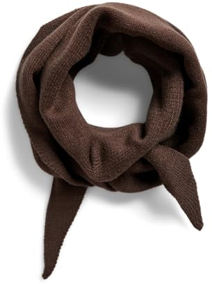 PIECES Pckomma Triangle Scarf Noos BC, Hot Fudge, One Size
