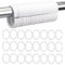 24 Pack Plastic Shower Curtain Rings Hooks for Bathroom – Easy Installation, Rust Resistant, Compatible with Shower Window Rods (White)