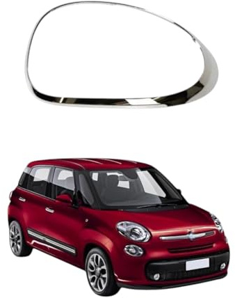 RAEM RICAMBI AUTO Cornice Cromata Lucida Fanale Posteriore per 500L - Compatibile, Non originale (Destra - Lato Passeggero)