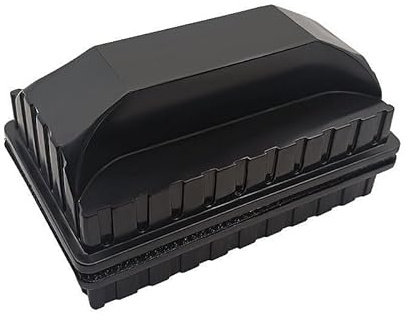 Minicoco Magnete per la pulizia dell'acquario, grande magnete per alghe dell'acquario, forte spazzola magnetica, detergente per vetri galleggianti fino a 6 mm di spessore, per finestre, porte in vetro