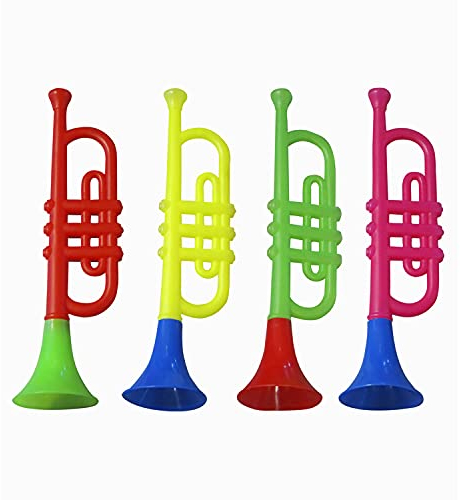 WIDMANN ? AC1831 ? Trombetta da Clown, 4 Colori Assortiti, Dimensioni 30 cm