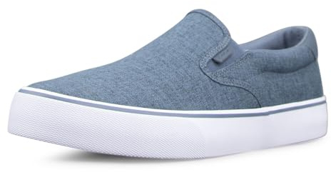 Lugz Clipper Classic Slip On Sneakers da Uomo, Gomma Blu Navy, 44 EU