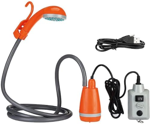  APP LIFE Douche extérieure Solaire de Jardin 35 l avec Robinet Robinet et pommeau - pour extérieur Piscine, Eau Froide et Chaude Noir