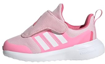 Adidas Unisex - Bimbi 0-24 Fortarun 2.0 Shoes Kids, Clear Pink/Cloud White/Bliss Pink, 24 EU