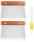 2 Grattoirs À Pâte, 1 Pinceau En Silicone, Spatule De Cuisine, Grattoir À Pâte À Manche En Bois, Couteau À Pâtisserie De Cuisine, Outil De Coupe De Pâte