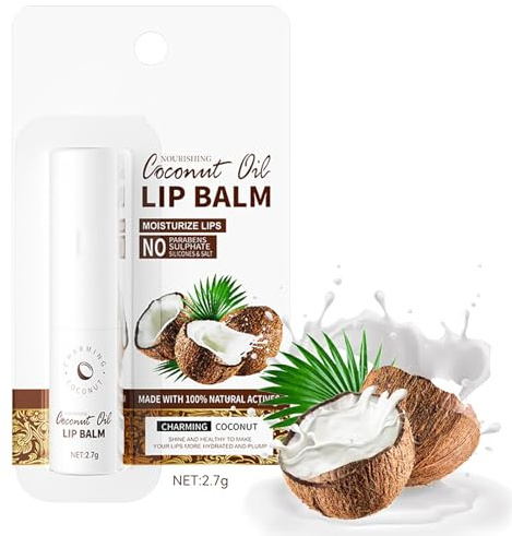 Coconut Deeply Hydrating Lip Balm, Long Lasting Non-sticky Lip Mask
