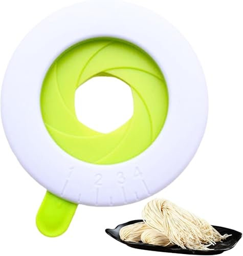 Cuillère à spaghetti avec mesure précise et design rotatif pour éviter les déchets, compacte et élégante pour un rangement peu encombrant